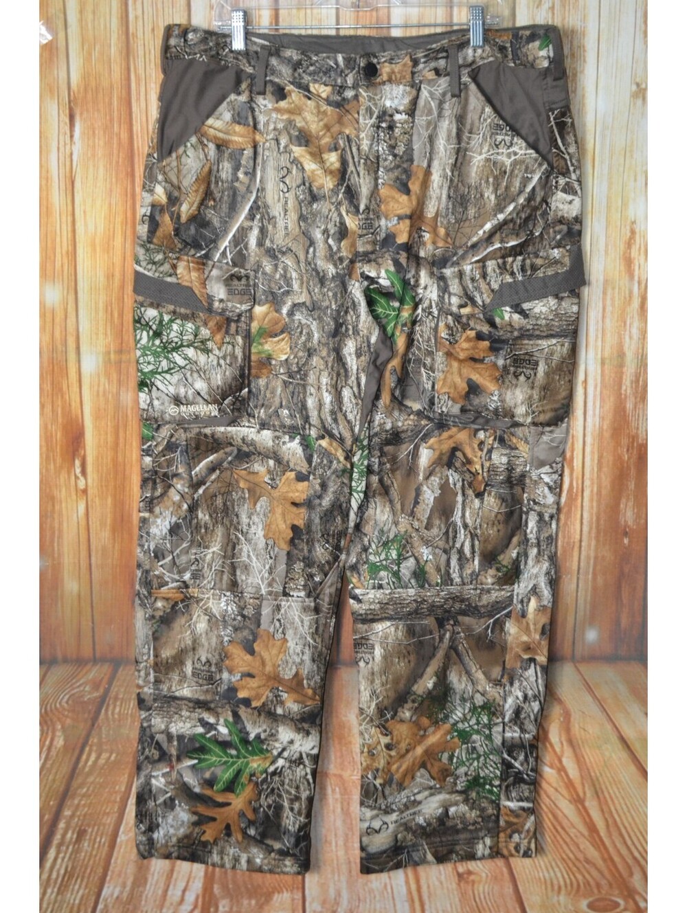 Magellan Men Edge Realtree Hunting Camo Cargo Pants w/ Waist Band Sz 2XL